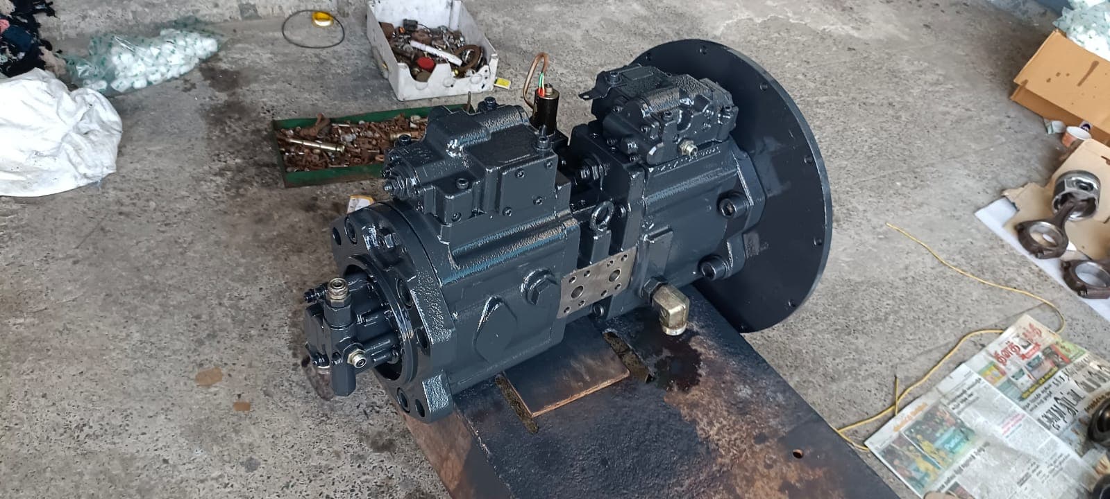 Heavy Excavator Tandem Axial Piston Hydraulic Main Pump Complete Overhaul & Reconditioning